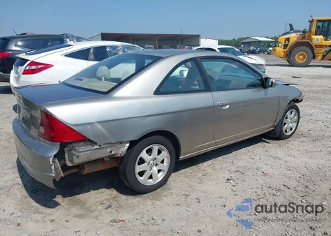 2003 Honda Civic Ex из США, поврежденный, VIN 1HGEM22943L084877